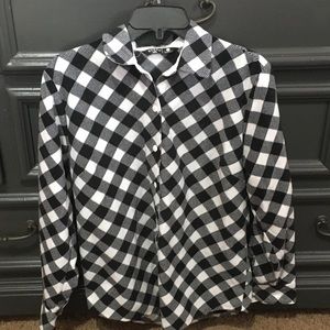 black and white sweater